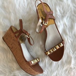 MICHAEL KORS Persia Cork Platform Sandals